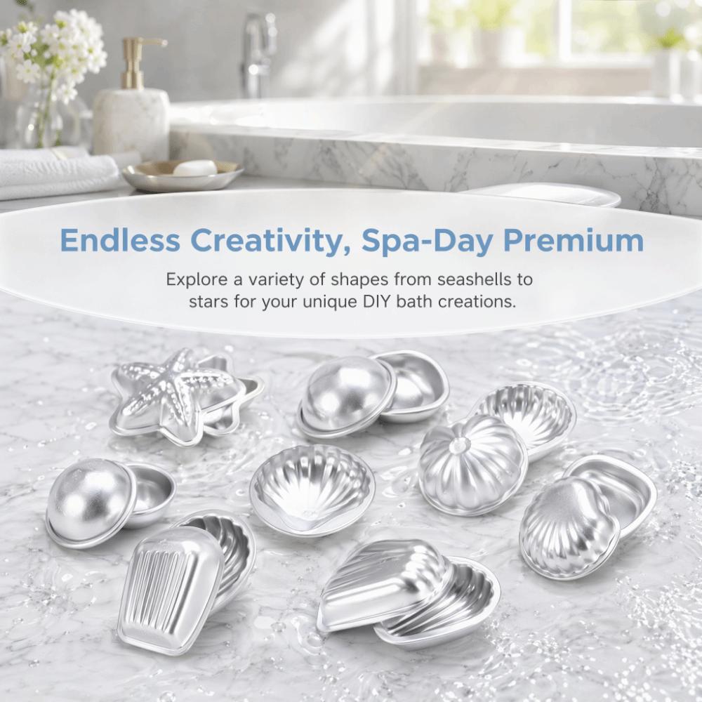Silvery White Cake Mould Tool Reusable Handmade Soap Mold Bath Bomb Mold  Baking Making
