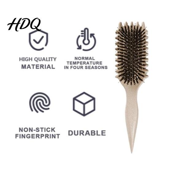 Spazzola per Capelli da Bambina Setole Morbide per Capelli Ricci Massaggio Scalpo Donna Rimbalzante Pettine Portatile Definizione Ricci Modellante Styling Districante Strumento per Parrucchiere