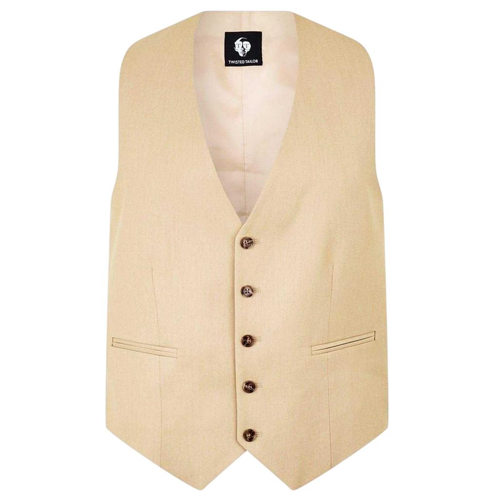 Twisted Tailor Mens Slim Waistcoat