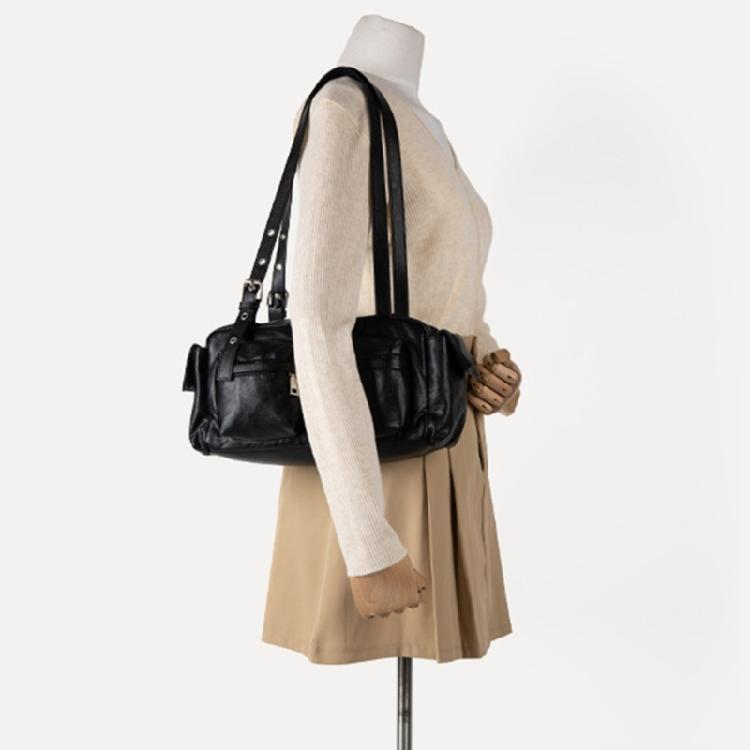 Shoulder Bag Leather Handbags Evening Clutch Purse Pu Leather Slings Purse Handbag Trendy Underarm Bag for Womens Girls