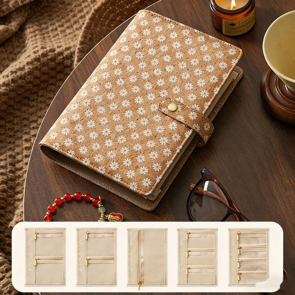 Jewelry Organizer Book Elegant Travel Jewelry Bag Pu Leather Storage Pu Leather Zipper Pockets Binder For Home Use Handbag оранжевый
