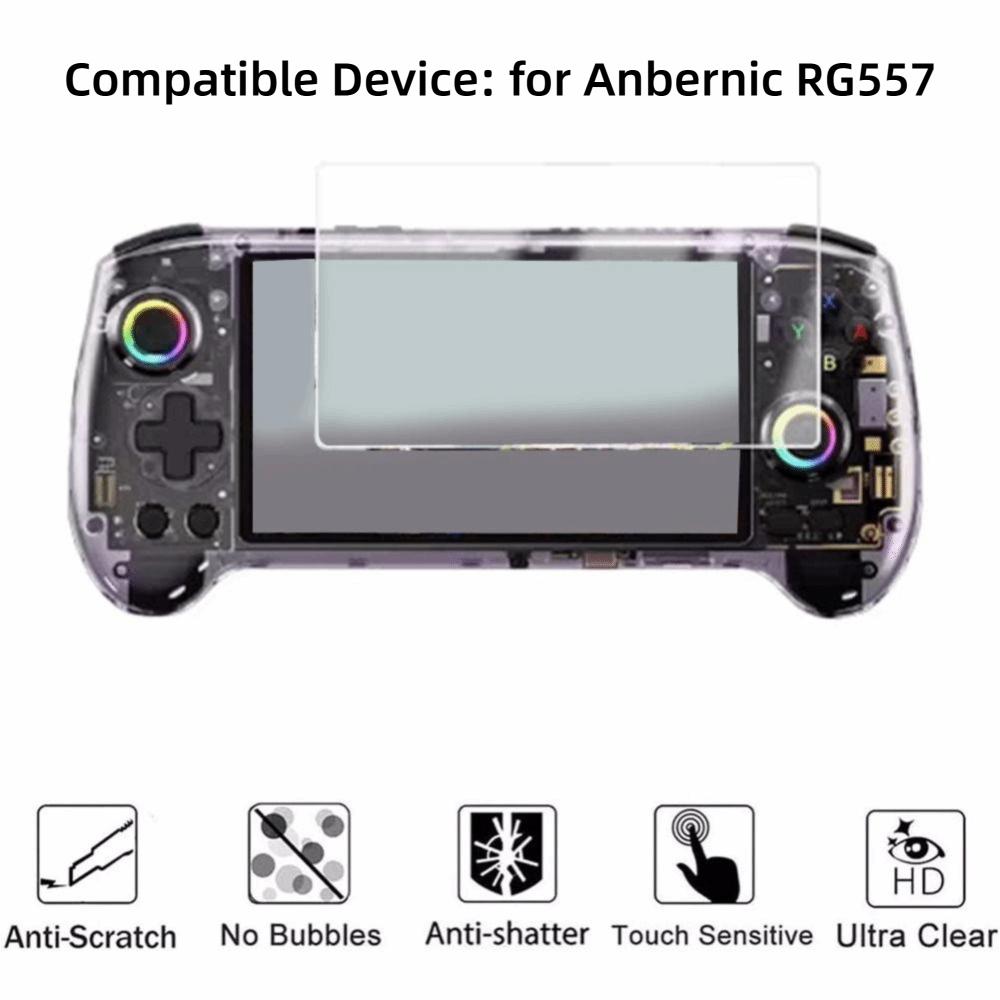 9H Tempered Glass HD Protective Film High Quality Screen Protector for Anbernic RG557 Game Console