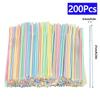 Multicolour Drinking Straws cocktail Bar Cola Straw Party Wedding Straws