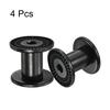 4pcs Floss Bobbins Plastic Empty Thread Spools Wire Weaving Bobbin Chain Tape for Sewing Embroidery 3.9 Inch/ 4.7 Inch