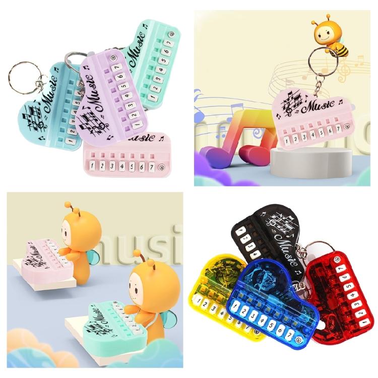 Musical Instrument Keychain Pendant Decorative Toy Gift for Music Enthusiasts