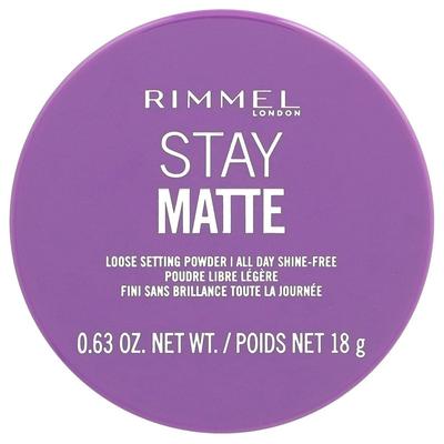 Rimmel London Stay Matte Loser Fixierpuder 001 Transparent 0,63 oz