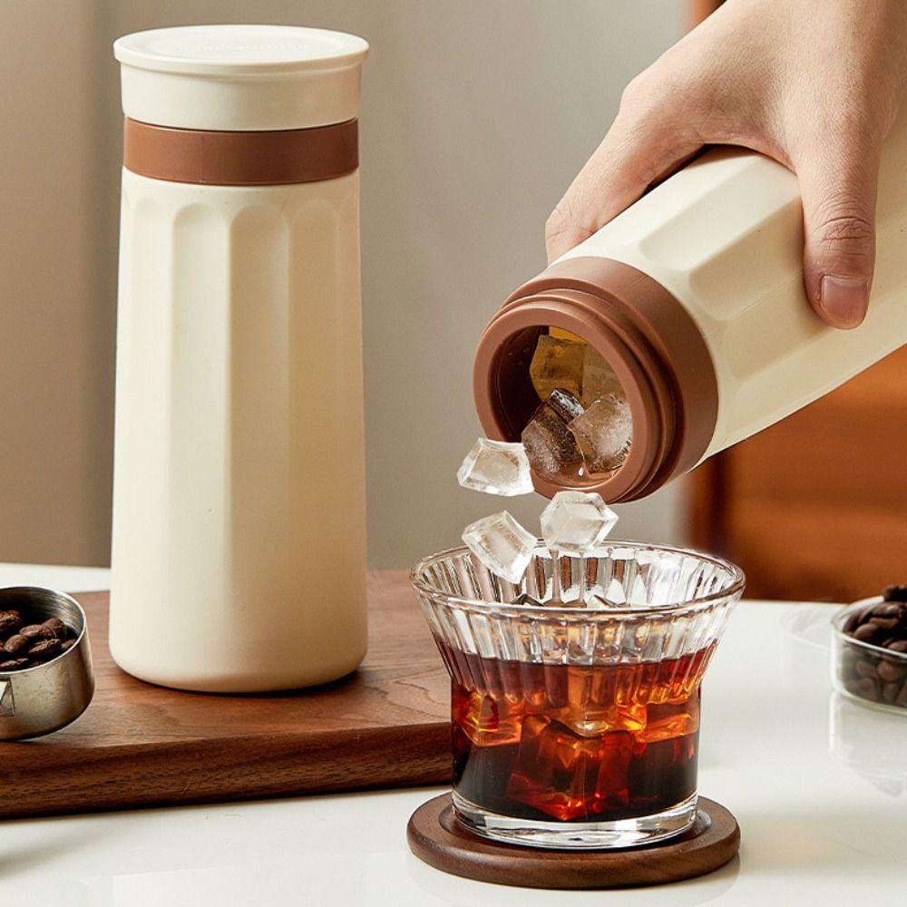 Creative Ice Cube Kettle Touch-free Ice Cube Molds Safe Ice Cube Water Bottle  Travel