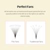 Lashprofessor 3D/4D/5D/6D Sharp Premade Volume 320Fans 8D/10D/12D Individual Lash Extension Pointy Thin Stem Russian Volume Lash