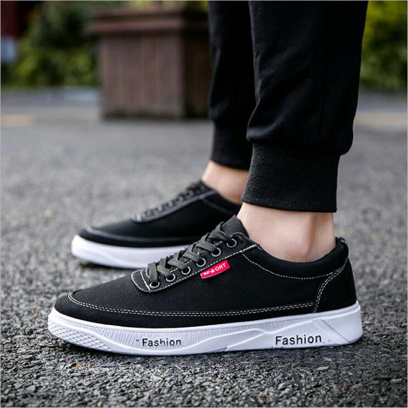 Modă 2024 Pantofi de Pânză Bărbați Pantofi Casual Noi de Primăvară Toamnă Pantofi Bărbați cu Șireturi Pânză Plați Pantofi de Modă frt67