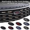 Car Logo Front Bonnet Grill Rear Trunk Badge Sticker Decoration For Focus Mk2 MK3 MK7 MK4 Fiesta Ranger Mustang Kuga Mondeo