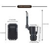 360° drehbarer 2-in-1 Auto-Becherhalter+Handyhalter erweiterbare Basis für Auto-Getränkehalter und Handy-Adapter