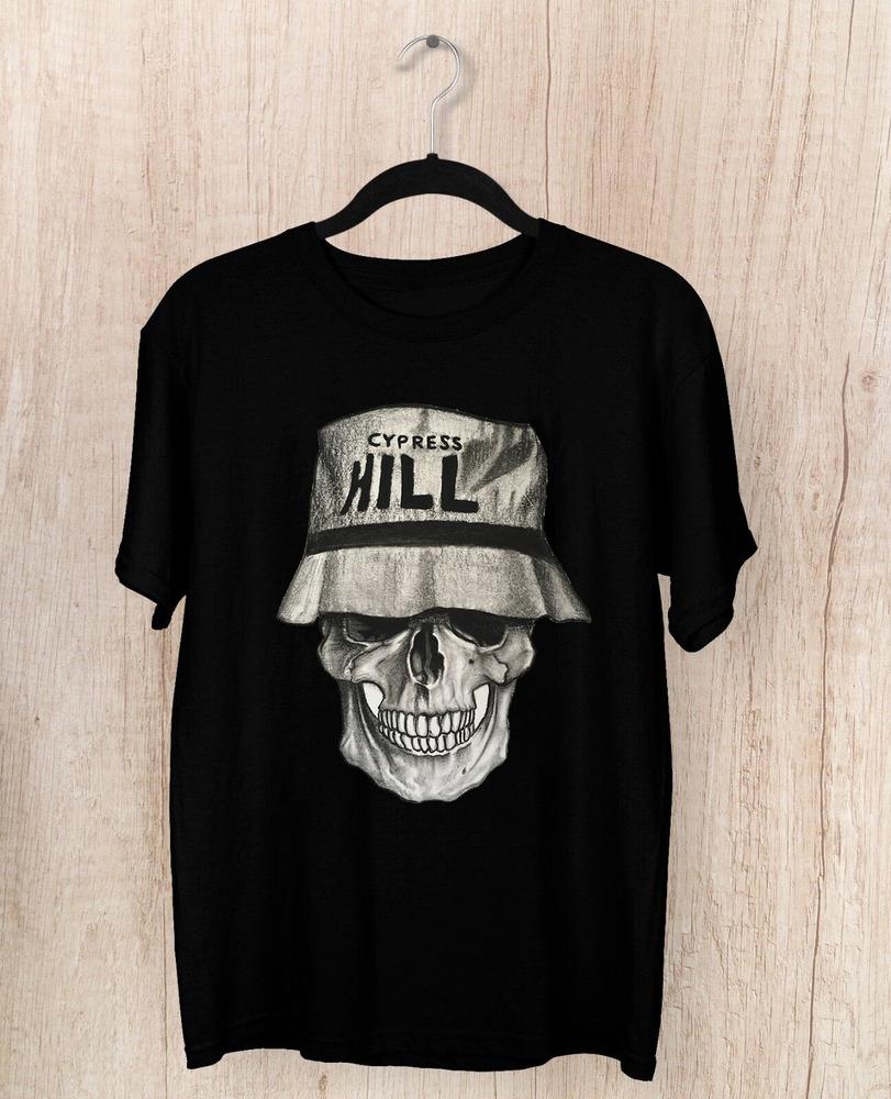 Cypress Hill Skull Hat T Shirt Tops Tee Full Size S-4XL