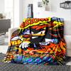 1pc Shadow Hedgehog Artwork Flannel Blanket for Super Soft Cute Comfort Blanket for Travel Bedding Couch Sofa Blanket Y73031