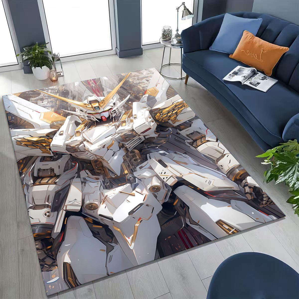 New Retro Gundam Cartoon Robot Rug