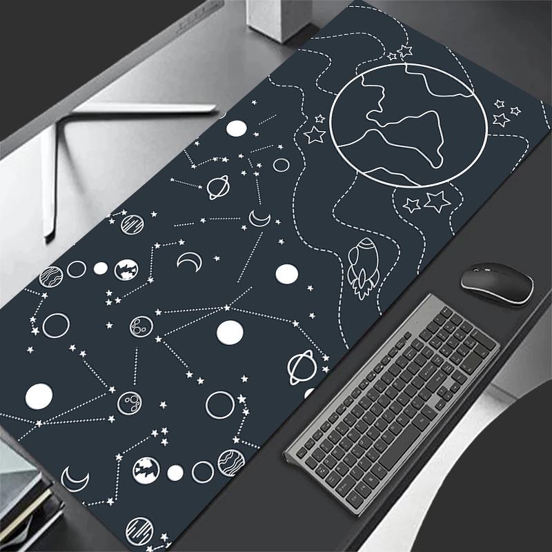 Free Vector Planet Mouse Pad Simple Large Computer Office Game Table Mats XXL Rubber HD Gaming Keyboard Mousepads Long Desk Mat