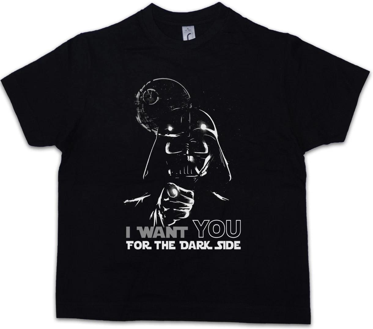 I WANT YOU FOR THE DARK SIDE Kids Boys kids boys T-Shirt Darth Star Force Vader Wars Sith 100