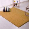 Carpet Plush Slip Resistant Polyester Solid Color Door Floor Mat for Sitting Room