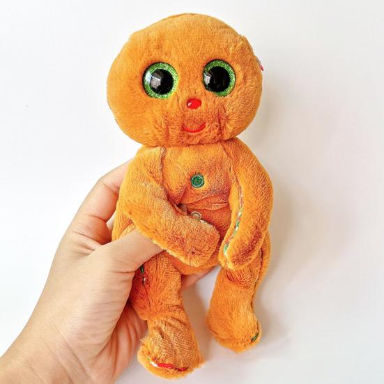 

Кукла Yousheng Gingerbread Man 6 дюймов, плюшевая игрушка в виде пряничного человечка с большими глазами, наполнитель из полипропиленового хлопка, мягкий рождественский подарок для детей ясельного возраста