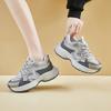 2025 spring and autumn new retro thick sole height increase small light casual sports shoes popular dad shoes women