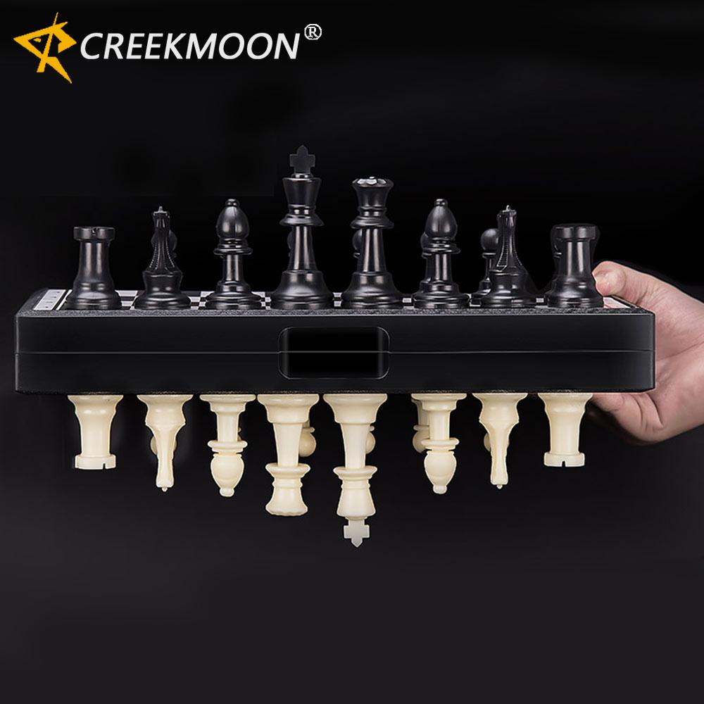 Portable Special Magnetic Chess Backgammon Checkers Set Big Board Draughts Entertainment Christmas Travel Games Aldult Kids Gift