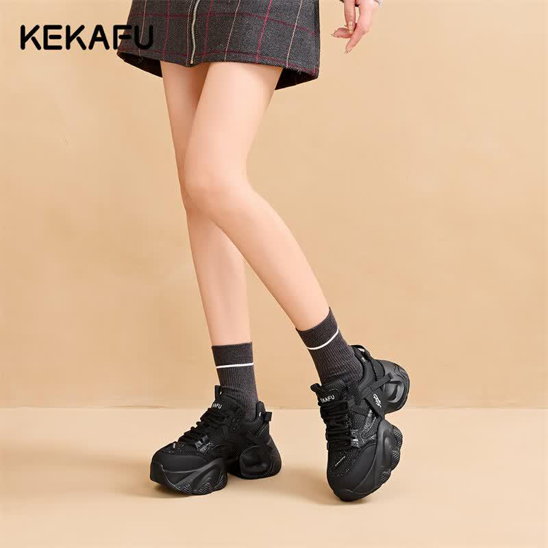 Women s Thick-Soled Casual Dad Shoes EU 35
