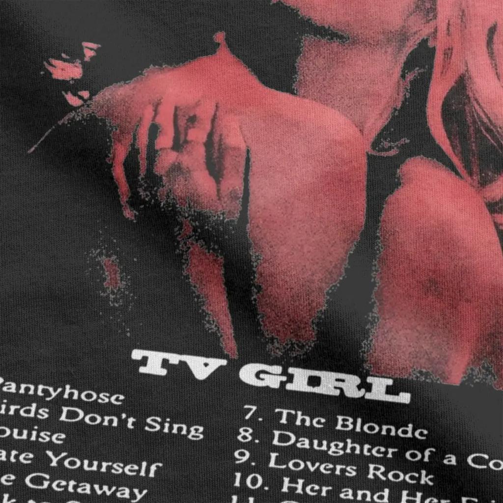 TV Girl French Exit Men T Shirts Amazing Tees Short Sleeve O Neck T-Shirt Pure Cotton Original Clothing