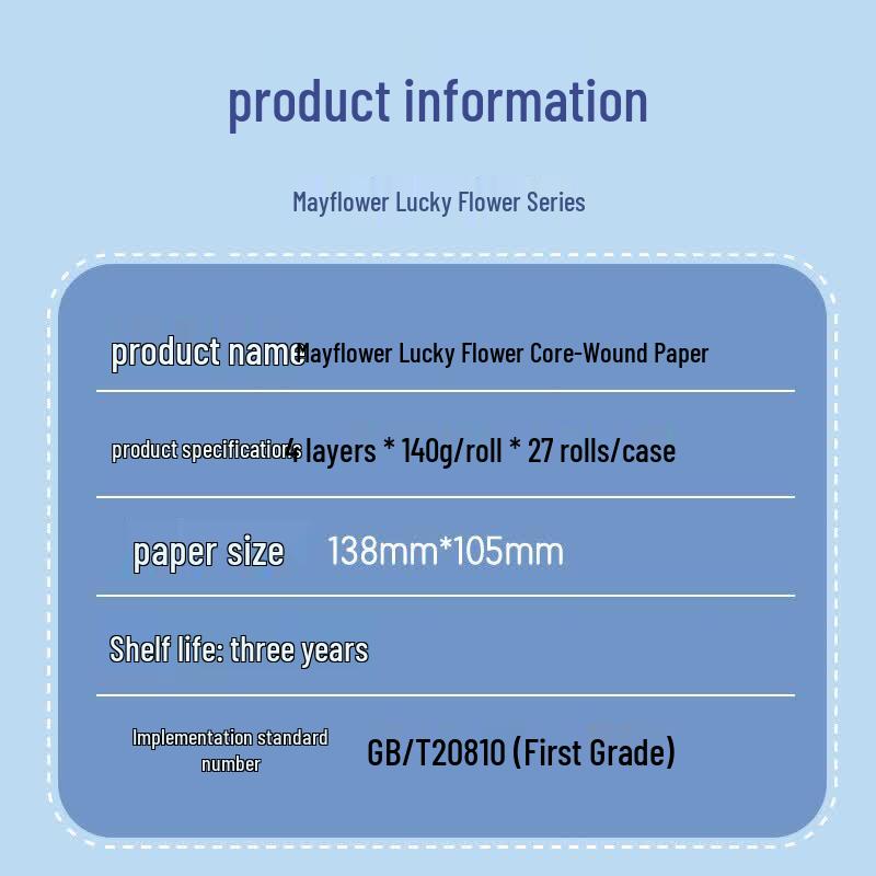 May Flower Classic 4-Ply Toilet Paper