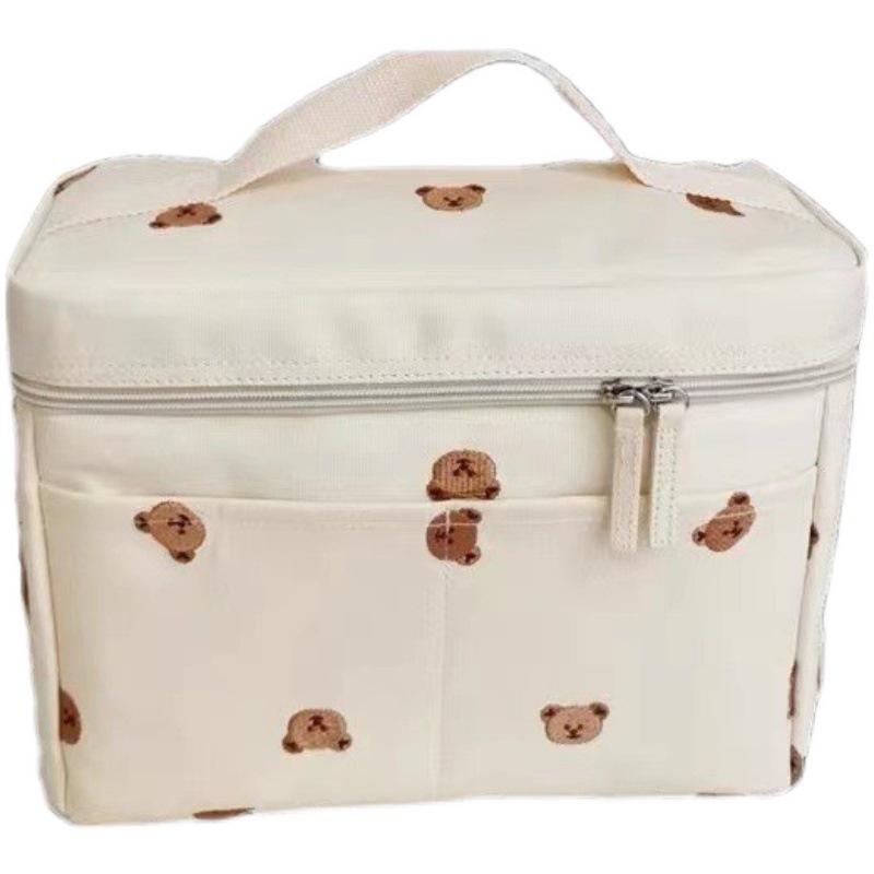 Geantă Multifuncțională Impermeabilă pentru Cărucior: Geantă Portabilă pentru Mămici & Depozitare Lapte Matern cu Pachet de Gheață