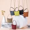 New leather women's chain change bag multi-functional lipstick storage bag creative hand carry mini bucket bag versatile