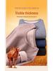 Men's Winter Fleece-Lined Camel Wool Base Layer Set - Warm Cotton Underwear and Pants for Middle-Aged and Elderly