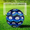 City Football Club Printed Size 5 Soccer Ball - Durable, Machine-stitched, Soft and Comfortable, Suitable for Training and Matches Gift