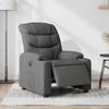 Vidaxl Electric Recliner, Dark Gray, Fabric Upholstered