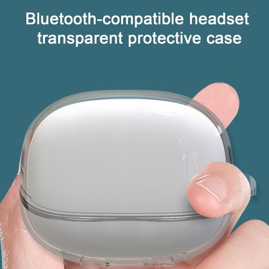 Earphone Shell Full Protection Drop-Proof Anti-Fingerprint Protective Case Transparent Earphone Cover for Xiaomi Buds 5Pro