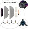 For M9 For Eureka NERE10s E10S For Obode A8 Main Side Brush Filter Mop Cloth Kit Vacuum Cleaner Accessories / Spare To Replace