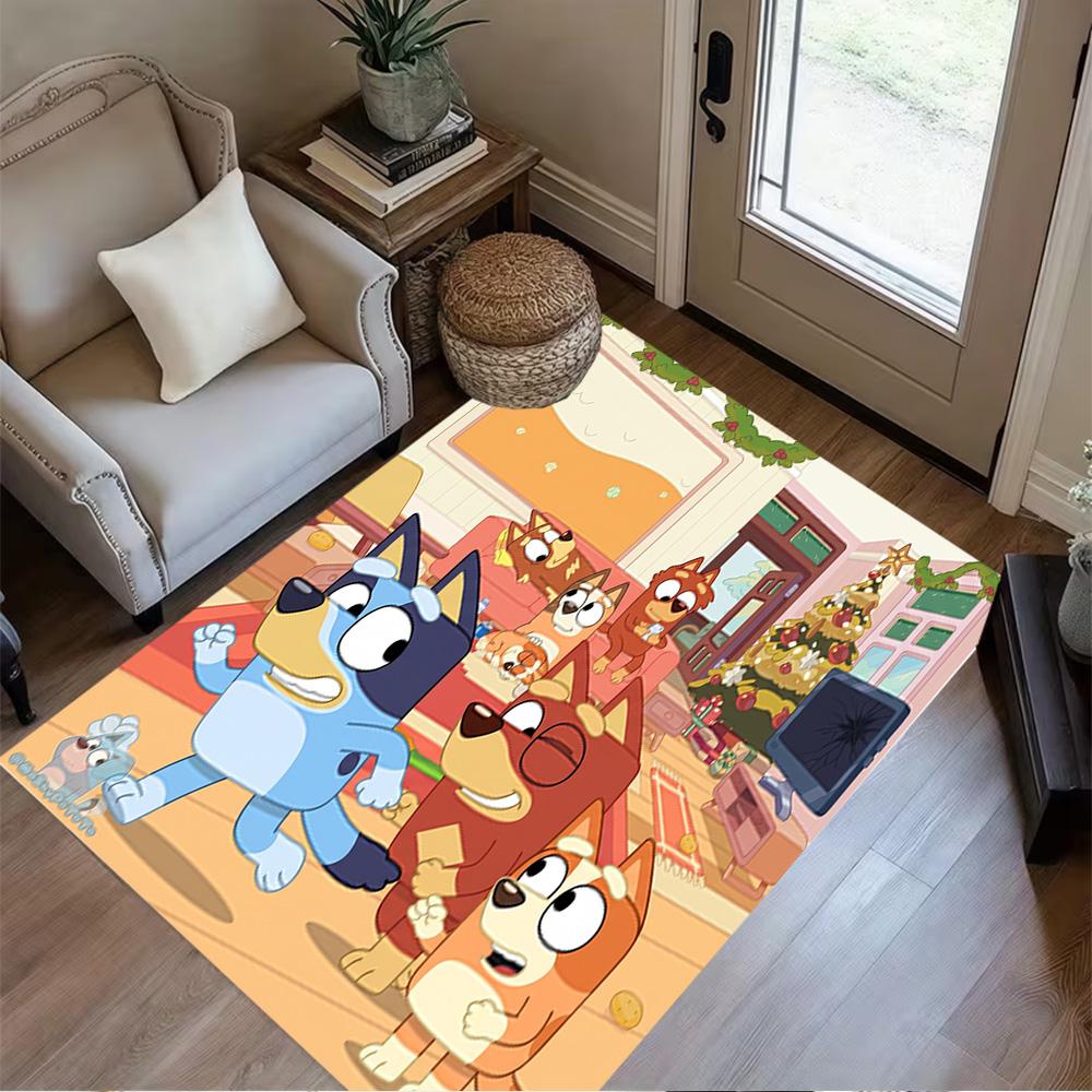 Dogs Refrigerator Adventure Carpet Design for Decorate room Study room Entryway Hallway Anti-slip Rug Office home decor