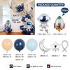 140Pcs Space Balloon Garland Arch Kit Outer Space Rocket Astronaut Foil Balloons for Boy Space Themed Birthday Party Decorations