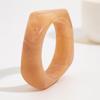 Minority Design Acrylic Bangle Bohemian Retro Hand Ring Simple Wide Chunky Bangles  Gift