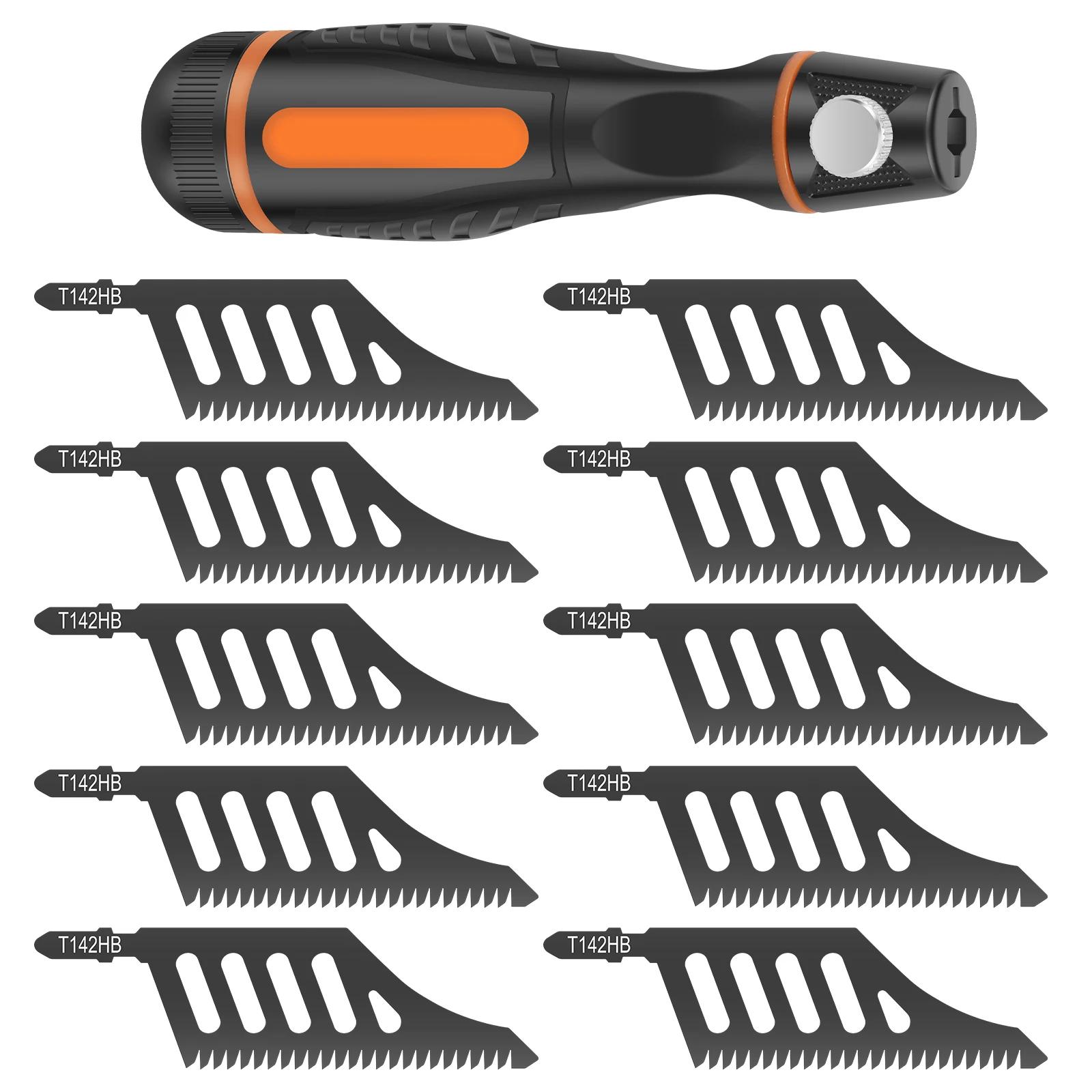 

T142HB Curved Jigsaw Blade Flush Cutting Curved Reciprocating Saber Saw Blades For Precision T-Shank Precision Jigsaw Blade