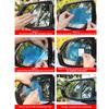 Fonken 2Pcs/set Rainproof Car Accessories Car Mirror Window Clear Film Membrane Anti Fog Anti-glare Waterproof Sticker Driving Safety