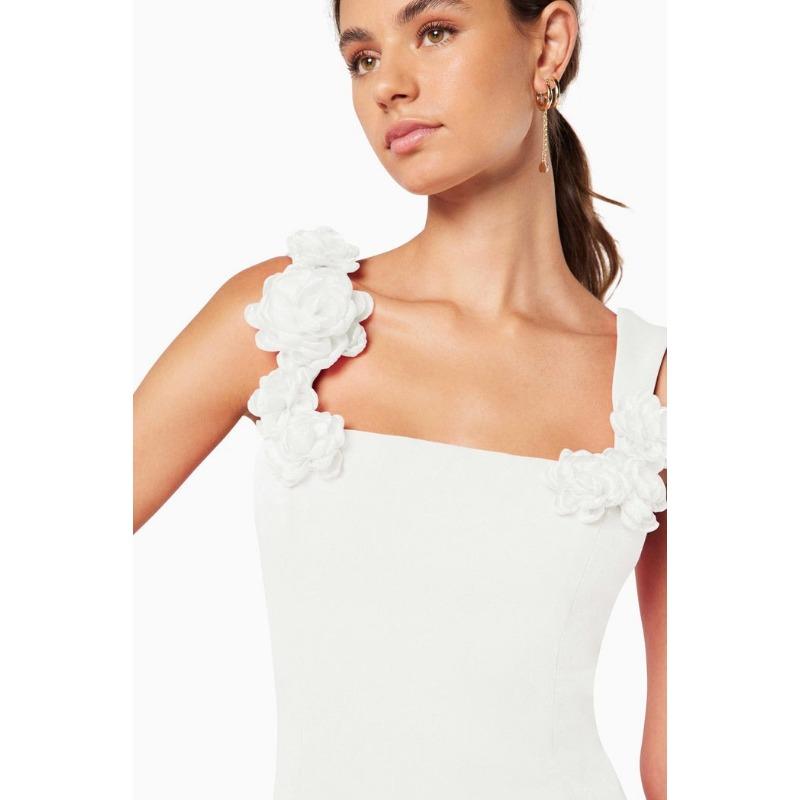 Damen Kurzkleid mit Blumenmuster, Spaghettiträgern, ärmellos, rückenfrei, A-Linie