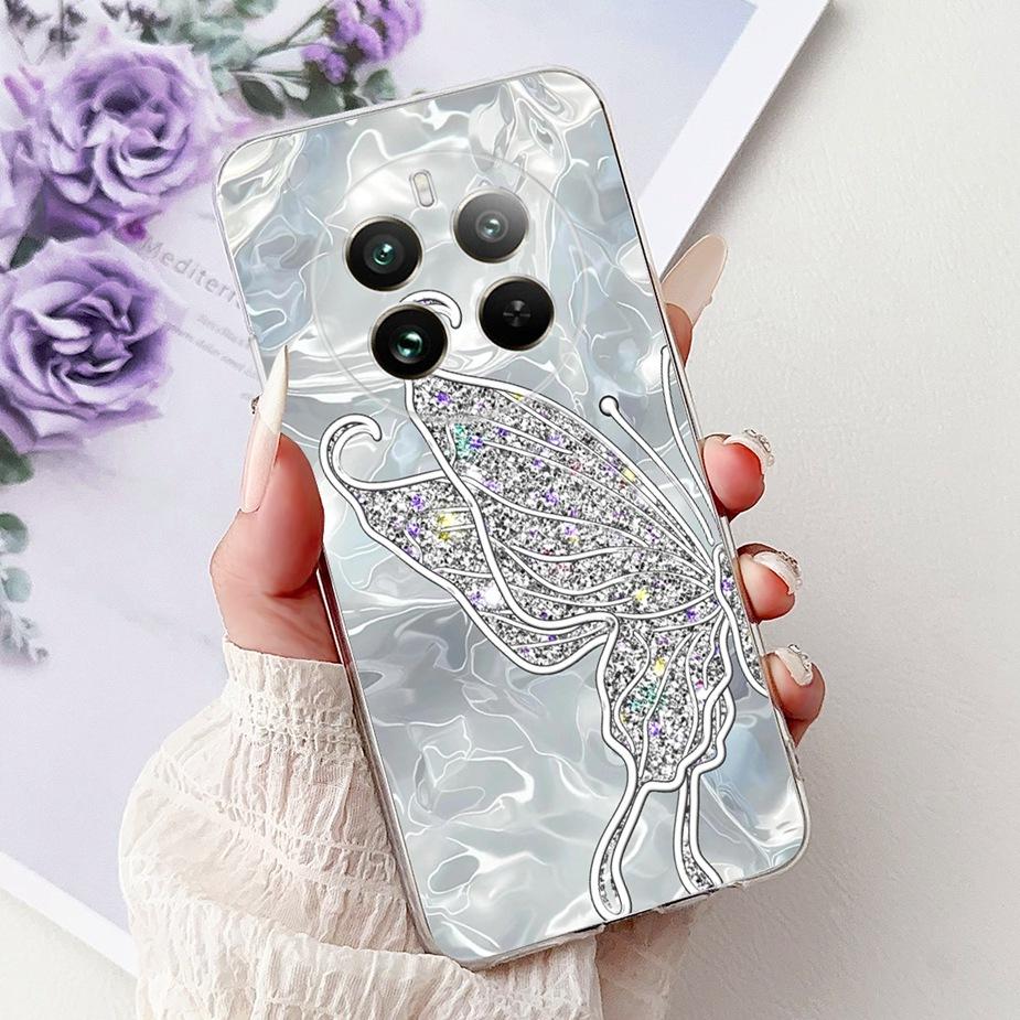For Realme 12 Pro Plus Case RMX3840 Cute Cat Lucky Koi Painted Cover Soft Slim Phone Case For Realme 12 Plus Realme12 Pro+ Shell