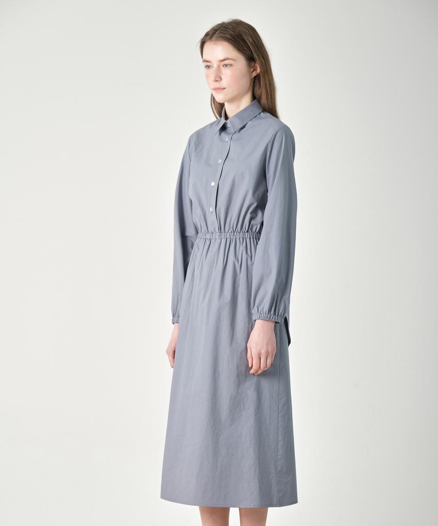 Jun By Jun K Banding Shirt Dress_Gray