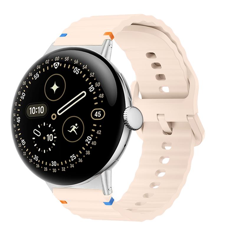 Sport-Ersatzarmband Passend für Google Pixel Watch 4/3 41mm 45mm Zubehör Wellen-Silikonband für Google Pixel Watch 2 1 Correa