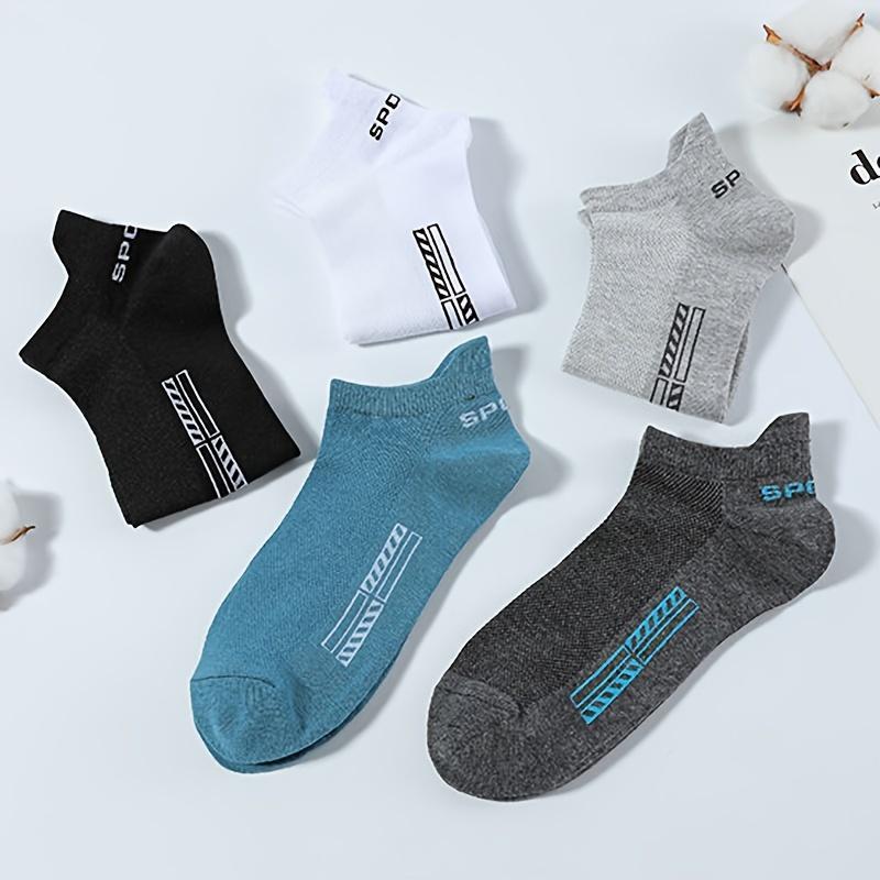 10 Pairs Of Unisex Cotton Blend Anti Odor & Sweat Absorption Extra Low Cut Socks, Comfy & Breathable Sport Socks, For Outdoor Wearing