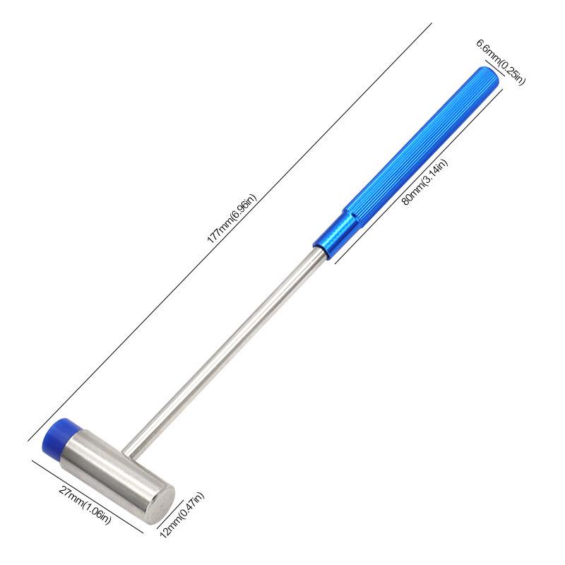 Dual-Headed Multi-Spec Hammer: Metal & Rubber Watch Repair Tool