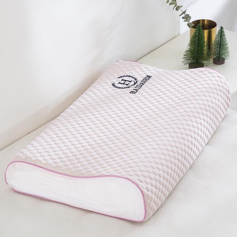 Summer Ice Silk Latex Pillowcase for Kids Breathable Memory Foam Pillow Cover 30x50 40x60 Double Sided Zipper Design