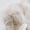 1PC White Pearl Multi-sized Party Background Decor 80/160 Wide Bridal Veil DIY Gowns Table Runner Tulle Fabric Sheer