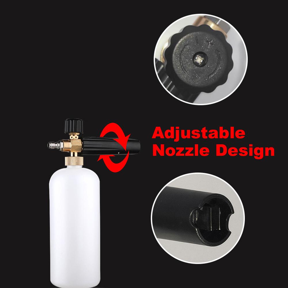 900ML Foam Watering Can with Standard Quick Connector for Pressure Washer Gun
