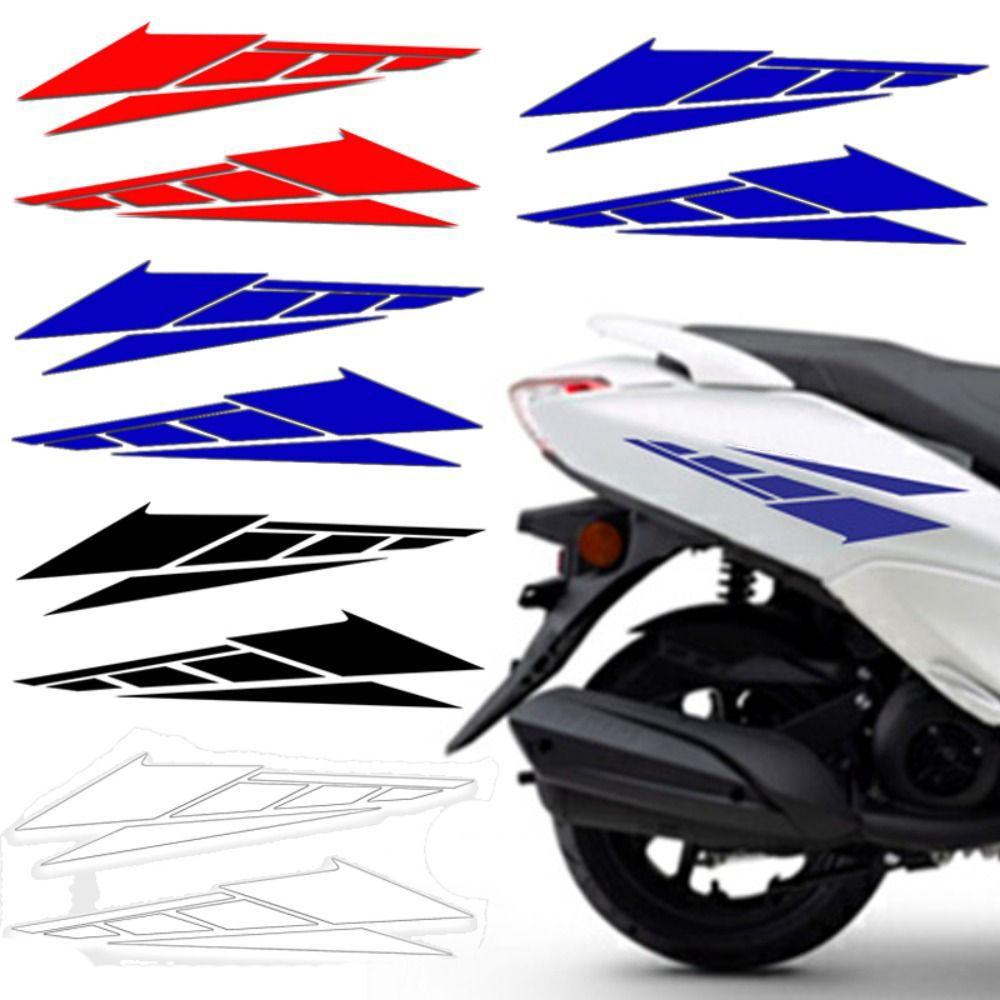 

Motorcycle Tail Box Decals Motorcycle Decorative Sticker Multicolor Anti Scratch Waterproof Stickers Modification Ornament 20cm