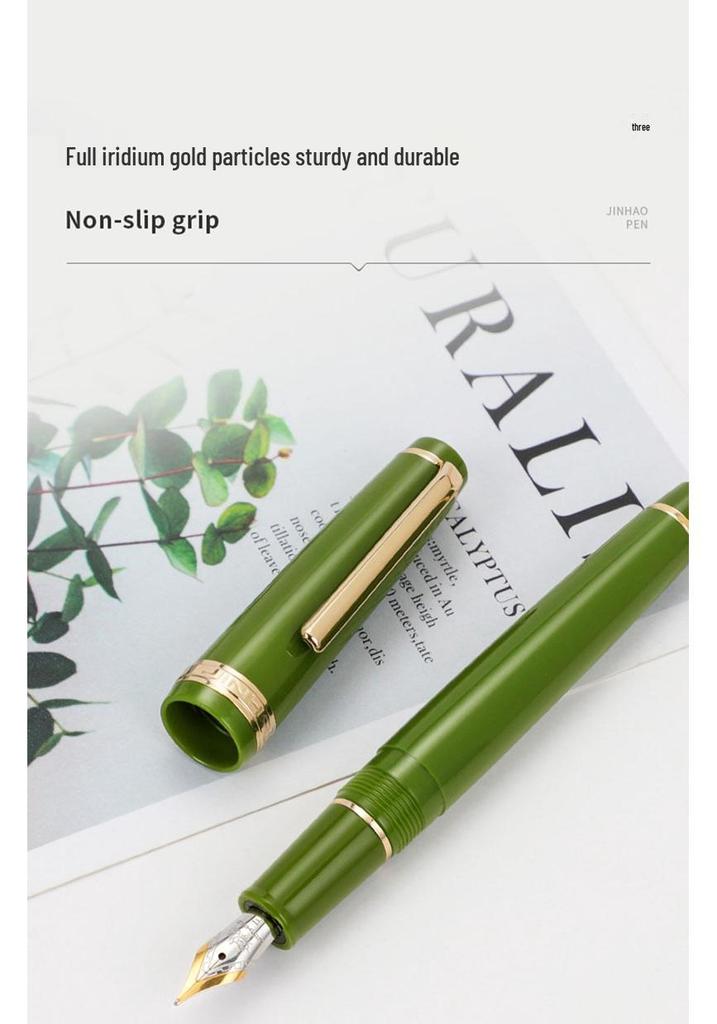 Jinhao 82 Fountain Pen - Fresh Style Portable Pocket Pen with Converter for Business, Office, and Travel.
